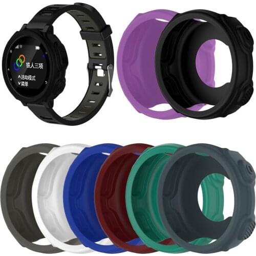 High-quality Silicone Wristband Bracelet Protector Case Cover for Garmin Forerunner235 / 735XT GPS Watch