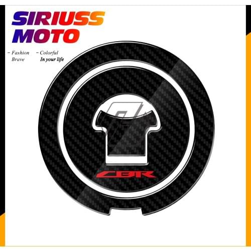 3D Carbon-look Motorcycle Fuel Gas Cap Protector Decals Case for Honda CBR CBR600RR CBR900RR CBR1000RR CBR1100XX