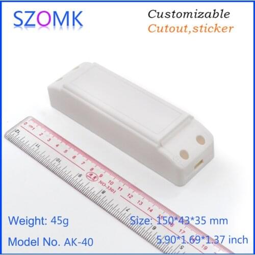 1 piece, 150*43*35mm flame resistant abs plastic enclosure LED power supply instrument housing LED electronics plastic box