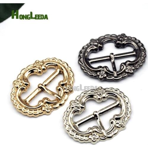 15pcs/lot 31mm 1.25inch metal ziinc alloy pin buckle heavy weight for lady belt nickle/black/gold free shiping BK-012