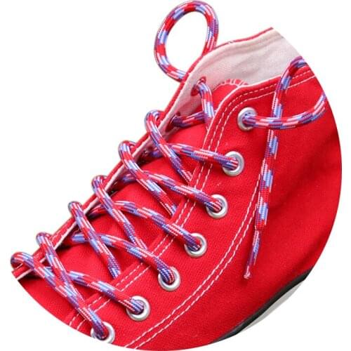 Coolstring 0.45 cm Men Women Sneaker 2020 Shoelaces Casual Sport Shoes Round Type Laces Diagonal Stripe Pattern Customized Ropes