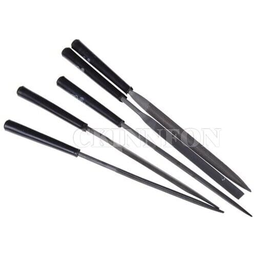 DHL 500Set 5pcs/set 140mm Needle Files Set Jeweler Diamond Carving Craft Tool Metal Glass Ice Crystals
