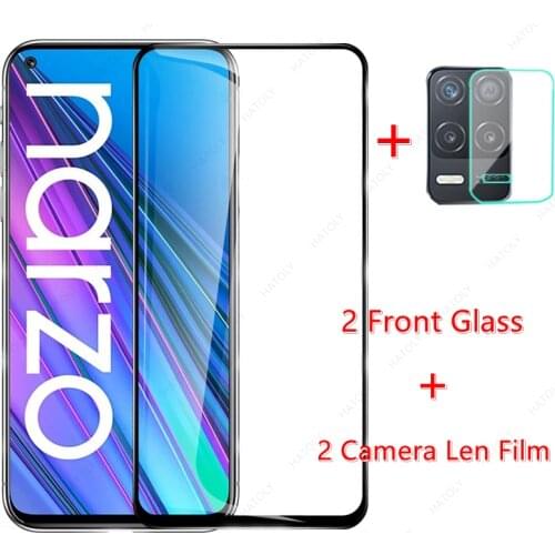 For Realme Narzo 30 5G Glass for Realme Narzo 30 5G Tempered Glass Screen Protector Camera Len Film for Realme GT 7 8 Pro 5G C21