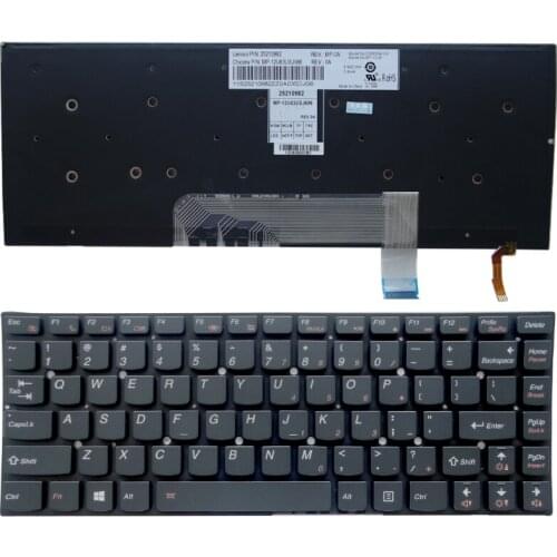 US laptop keyboard FOR Lenovo V4400U Backlight