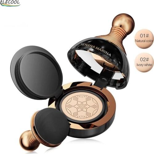 ELECOOL BB Cream Girl Foundation Mushroom Head Concealer Whitening Makeup Beauty Cosmetic Waterproof Brighten Face Base Tone