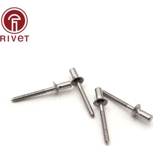 M3.2 200PCS GB 12616 Stainless Steel Countersunk rivets Closed End Blind Rivet Sealed Hollow Rivets Blind Rivets