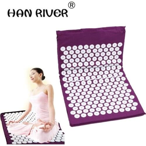 Massage Relaxation Health Care Massager cushion Acupressure Mat Relieve Stress Pain Acupuncture Yoga Mat 70*45cm