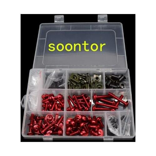 Motorcycle Fairing Bolts Kit Screws Nuts For Ducati 696 796 S2R 800 DaRk Ducati S4RS STREETFIGHTER S 848