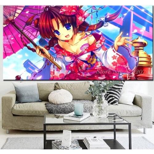 Full Square Round 5d Diy Diamond Embroidery Anime Cartoon Girl Large art Diamond Painting Mosaic Set For Kids Gift EE1598