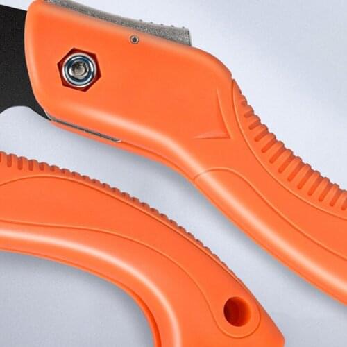 Portable Steel Folding Saw Comfort Handle Rugged Hand Saw Trimming Trees
