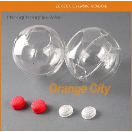 12sets 6 in 1 set Transparent Crystal Cover Case for Nintendos Switch NS Poke Ball Plus Controller Pokeball 4pcs silicone cap