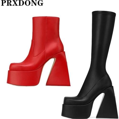 PRXDONG Women's High Boots