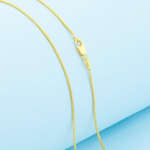Various Size 16-30 Hot Sale Gold Filled SNAKE Necklace Chain Unisex Jewelry With Good Lobster Clasps Factory Price 1pcs 1.8mm