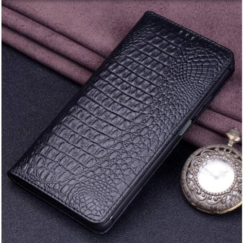 Luxury Cow Leather Phone Skin Cover For Huawei Nova 6 5g Case Crocodile Genuine Cases For Huawei Nova6 5g Pro Fundas Skins Bag