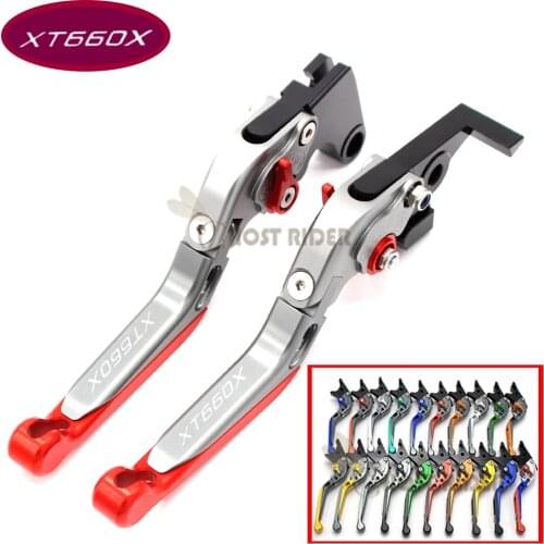 For Yamaha XT660X XT 660 X XT 660X SuperMotard 2004 - 2008 2007 2006 CNC Motorcycle Folding Extendable Hot Clutch Brake Levers