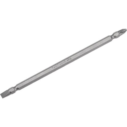 Uxcell PH2/SL6 Magnetic Double Ended Screwdriver Bits, 1/4 Inch Hex Shank 5..9-inch Length S2 Power Tool