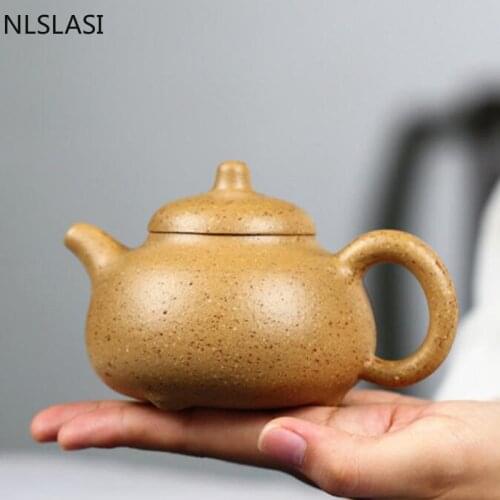 Yixing Boutique Tea Pot Master Handmade Purple Clay Teapots Raw Ore Beauty Kettle Chinese Tea Ceremony Customized Gifts 200ml