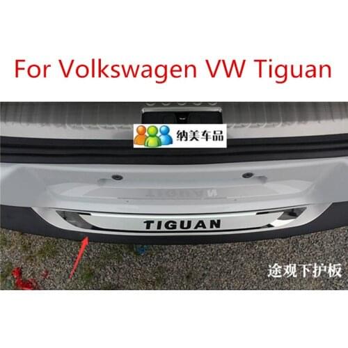 High-quality Stainless Steel Rear Bumper Protector Plate Fit For Volkswagen Vw Tiguan 2010 2011 2012 2013 2014 2015 2016 2017