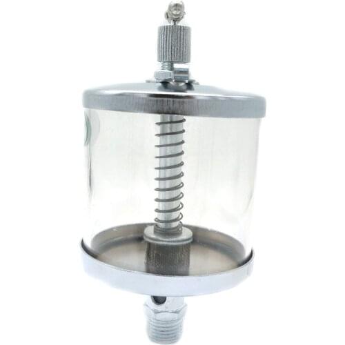 M16x1.5 Male 200ml Iron Drip Feed Oiler Sight Oiler Adjustable Lubricator capacity for steam traction engine