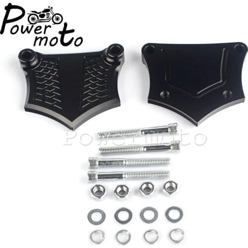 0.64'' Motorcycle Front Fender Spacers Mudguard Mounting Bracket Gasket Kits For Harley Touring 23" 26" 14-19 Lowers 7.25" 14-18