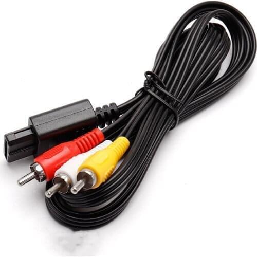 10 Pcs Cable For Nintendo 64 Audio TV Video Cord AV Cable to RCA for Super For Nintendo For GameCube For N64 For SNES