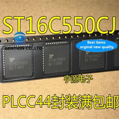 10Pcs ST16C550 ST16C550CJ PLCC44 in stock 100% new and original