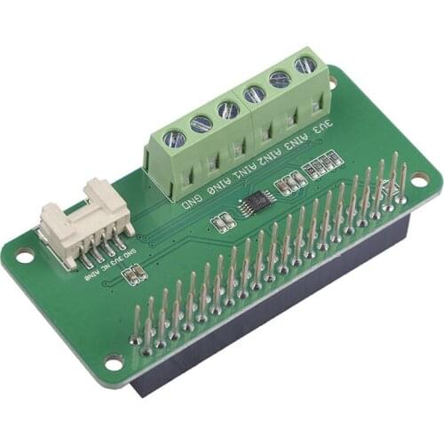 103030279Seeed 4-Channel 16-Bit ADC for Raspberry Pi (ADS1115) I2C-compatible Serial Interface Support Raspberry Pi 3B/3B+/4