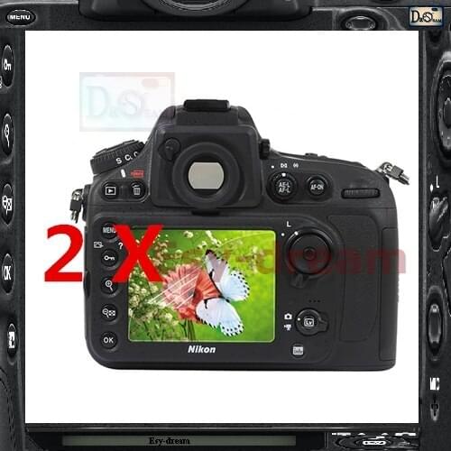 2pcs High Quality LCD Display Screen Film Protector For Nikon D7200 D7100 D610 D800 D800E D750 D810 PB428