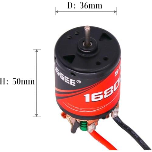 540 Brushed Motor with 60A/320A ESC RC Spare Part Replacement Accessory