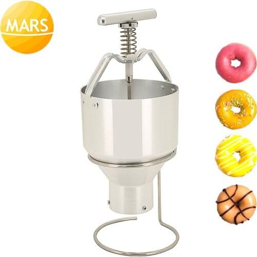 5L Manual Donut Maker Ice Cream Doughnut Machine Stainless Steel Mini Donut Maker Donuts Production Tool Hand Press