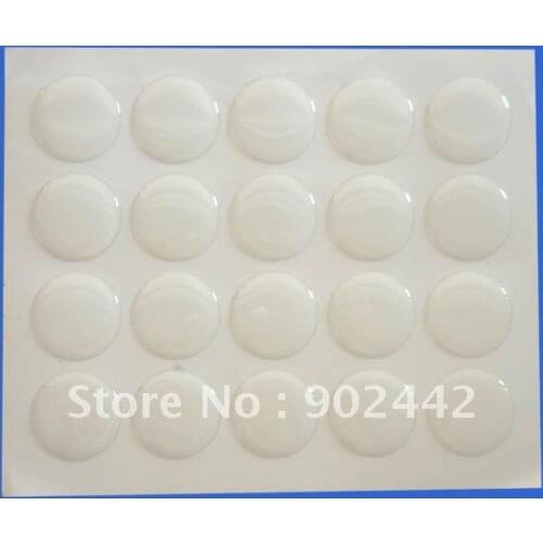 Free Shipping 1000 pcs/lot 30 mm Circle Clear PU Resin Dome Sticker Non-Yellow Clear Epoxy Stickers For Handmade Crafts