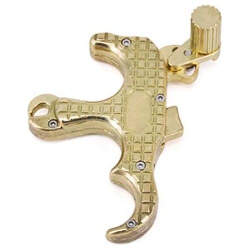 Archery Compound Bow 3 Finger Release Aid Automatic Caliper Trigger Grip Release Right Hand Thumb Release Hunting