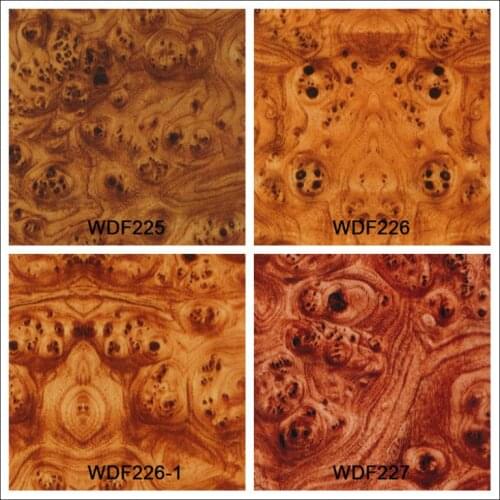 WW034 Decorative Material 1x50m wooden water transfer printing film patterns water transfer printing film