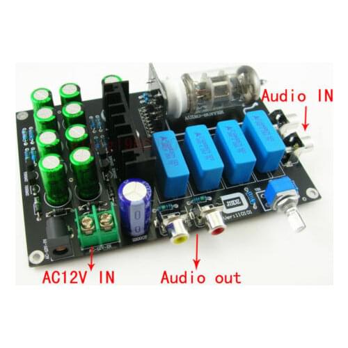 DIY 6N11 Tube Buffer Amp Audio preamp kit ---New design