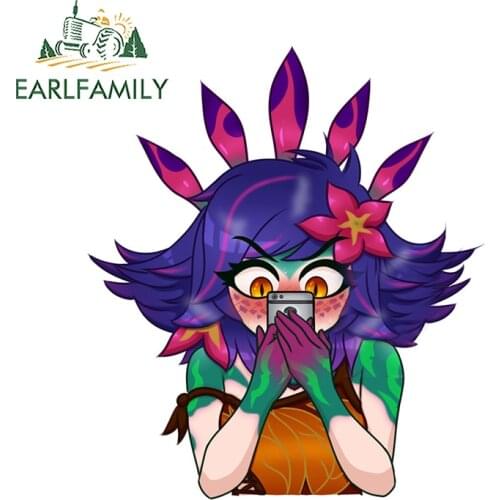 EARLFAMILY 13cm x 11.5cm for League Of Legends Car Sticker Windshield Vinyl Car Wrap Decal Scratch-Proof Trunk Camper Decoration