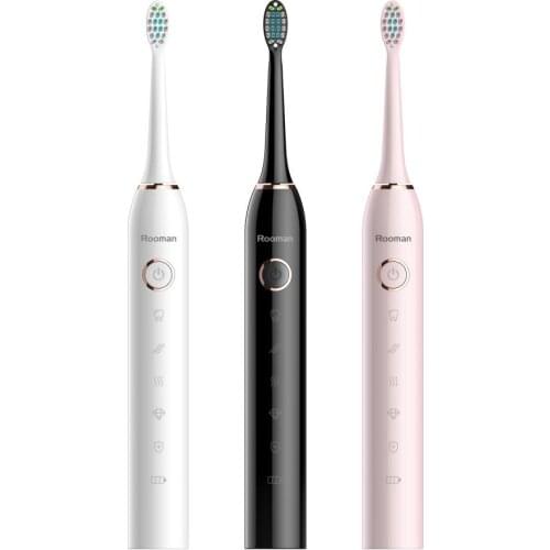 Electric Toothbrush Deep Cleaning Brush with Replacement Head