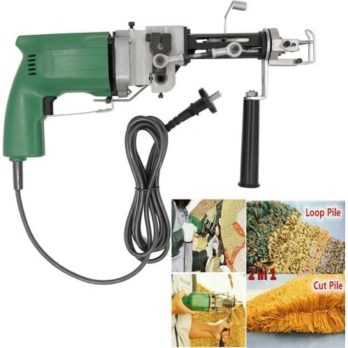 Electric Carpet Hand Tufting Gun Cut Pile Loop Pile Weaving Flocking Rug Tufting Machine Cut Wall Tapestries Hand Tufting Gun