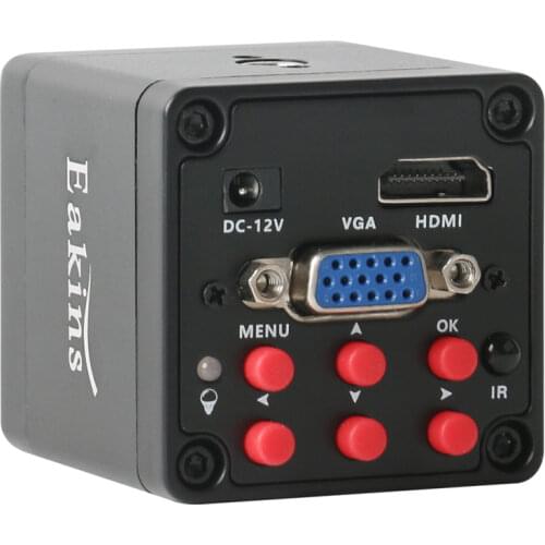 HDMI VGA 1080P Electronic Digital Camera Industrial Soldering Lab Bilogical Observation C Mount Microscope Camera