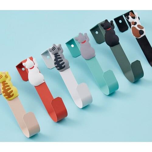 Stainless Steel Over The Door Hooks Door Back Hook Storage Rack Coat Hanger For Home Bedroom Kitchen Room Multi-purpose Hooks