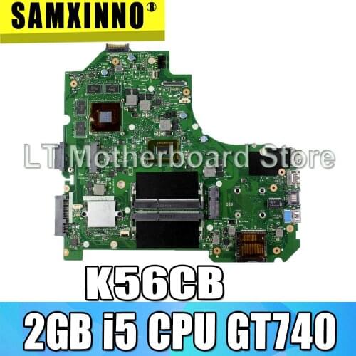 K56CB Motherboard 2GB i5 CPU GT740 GT635M For Asus K56CB K56CM A56C S550CM Laptop motherboard K56CB Mainboard K56CB Motherboard