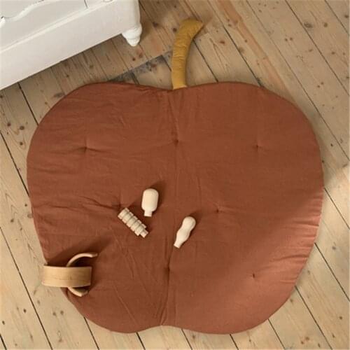 Cute Baby Blankets Carpet Cotton Rugs Apple Kids Gym Activity Play Mats Nursery Room Floor Carpets Crawling Mat Baby Room Decor