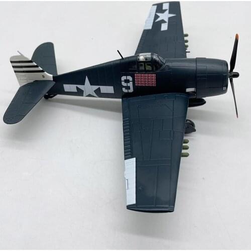 Alloy 1/72 F6F Fighter Model with Stand Souvenir Collectables Home Office Decor Ornament Adults Gifts
