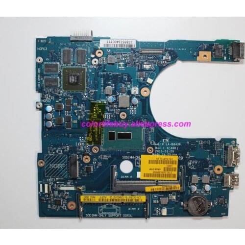 Genuine C65T5 0C65T5 CN-0C65T5 AAL10 LA-B843P SR245 I3-5010U Laptop Motherboard Mainboard for Dell 17 5558 5758 Notebook PC