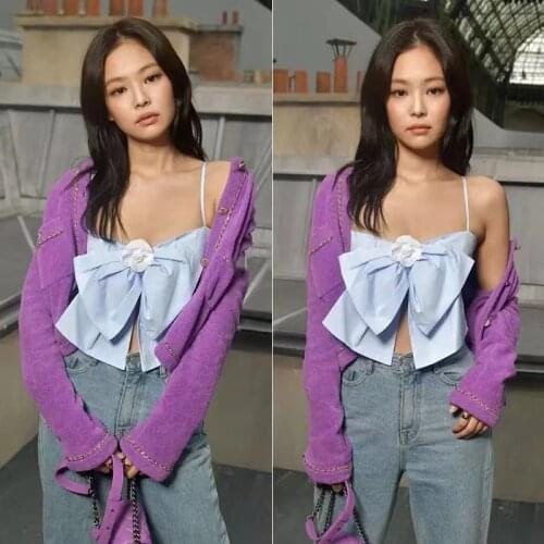 Brand Chic Purple Knitted Cardigans Women Temperamental Elegant Long Sleeve O-Neck Single Breasted Short Sweater Coat Clothes