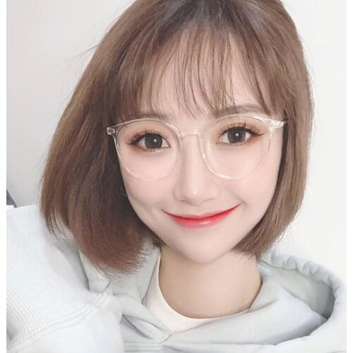 Stylish Blue Light Blocking Glasses Retro Ultralight Round Frame For Women Optical Spectacles Blocking Gaming Filter Eyeglasses