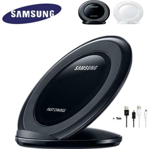 Original Samsung EP-NG930 Wireless Charger Stand Qi FAST Charging For Galaxy S7 S8 S9 S10 PLUS NOTE 8/9 for iPhone X XR MAX 11