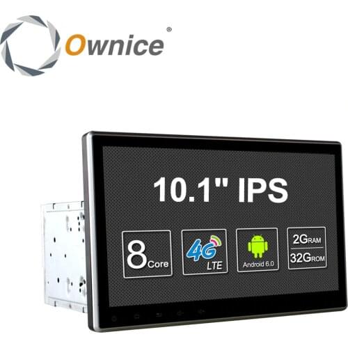 Ownice K2 10.1" Universal 2 din Car dvd radio Player Navigation GPS Android 6.0 Octa Core 4G LTE 2GB+32GB DAB+ TPMS Carplay