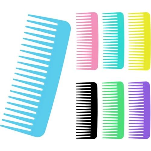 Portable Massage Comb Wide Tooth Hair Brush Wear-resistant Hairdressing Comb Anti-static Hairdressing Combs