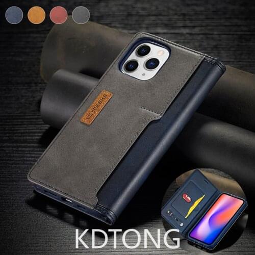 Luxury Card Slot Flip Case For iPhone 8 7 6 6S Plus SE 2020 Magnetic Case For iPhone 12 11 XS PRO MAX Mini X XR Wallet Cover