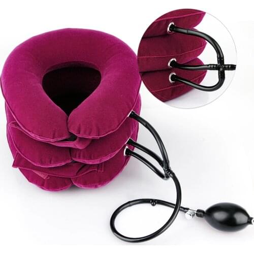 Cervical Traction Collar Neck Correction Support Device Posture Corrector Pain Relief Neck Stretcher Air Inflatable Device